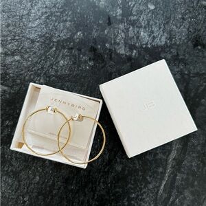 Jenny Bird Gold Hoops - NWT